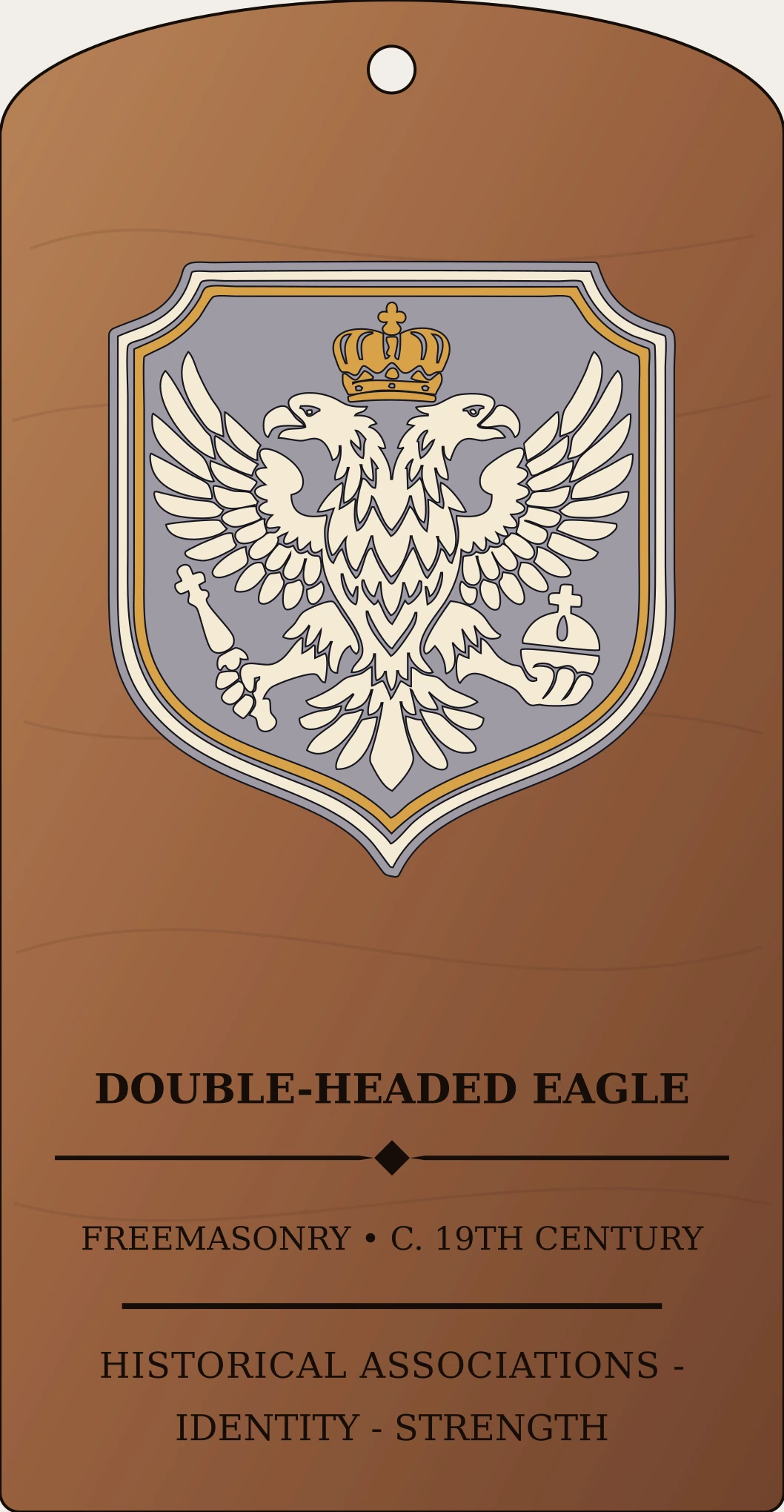 Double-Headed Eagle Sanctum Hex Archive Plaque preview