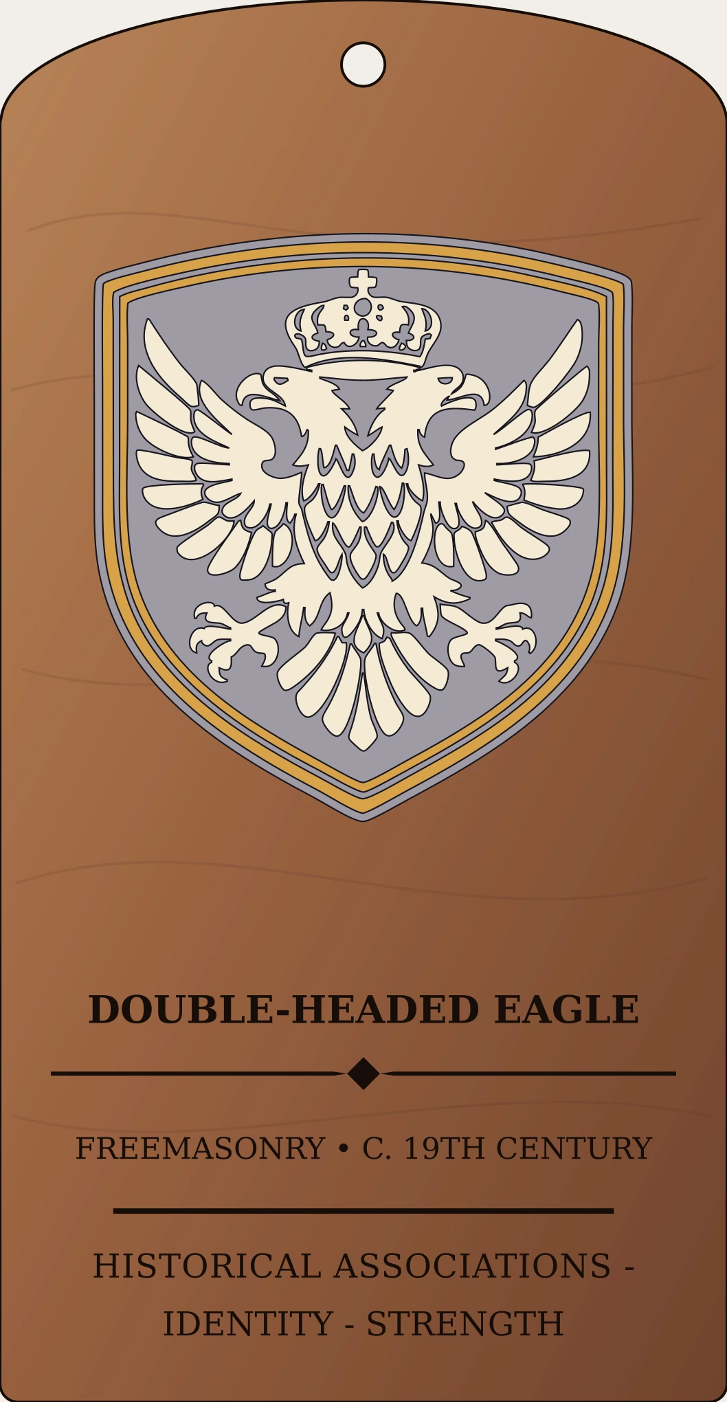 Double-Headed Eagle Sanctum Hex Archive Plaque preview