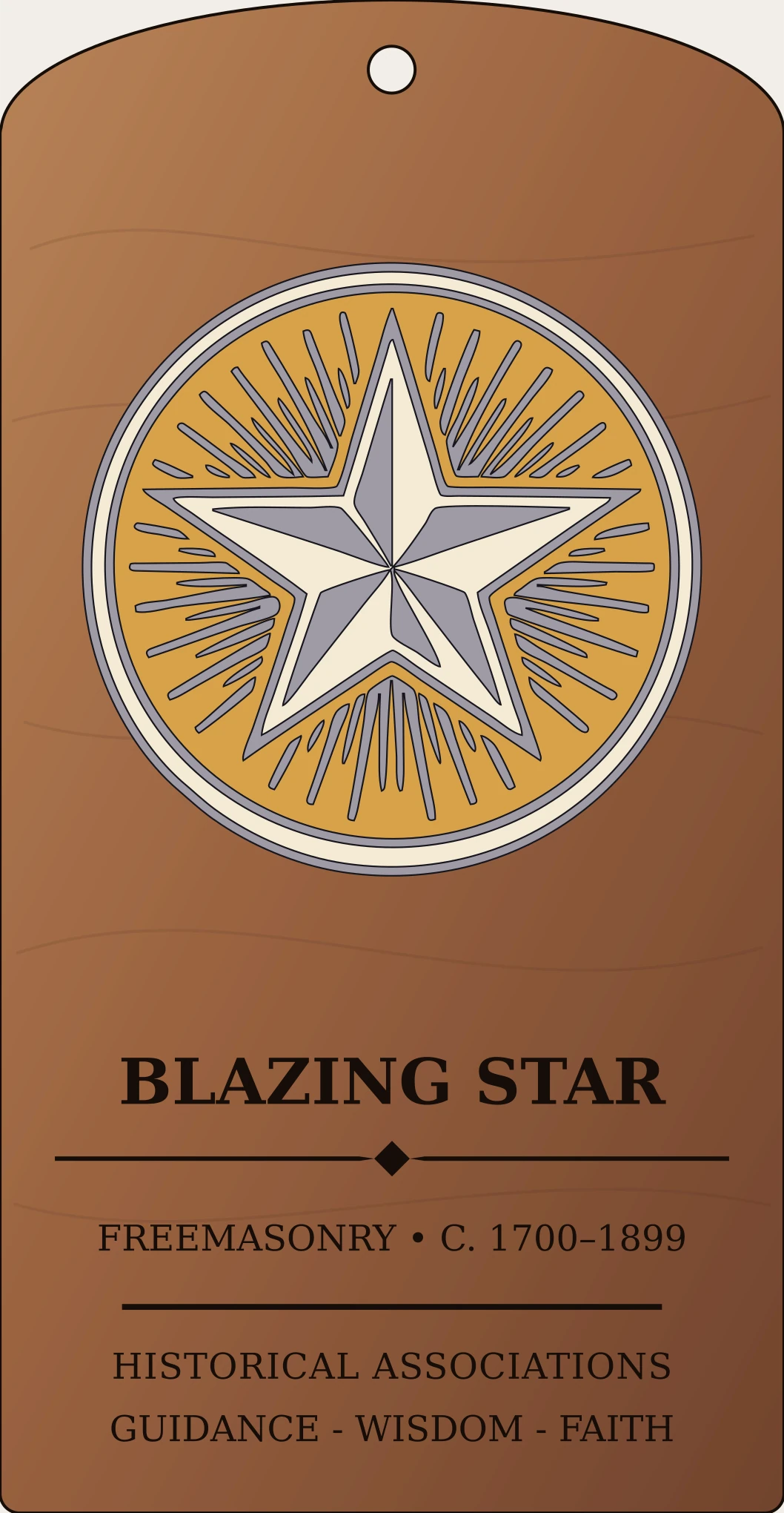 Blazing Star Sanctum Hex Archive Plaque preview