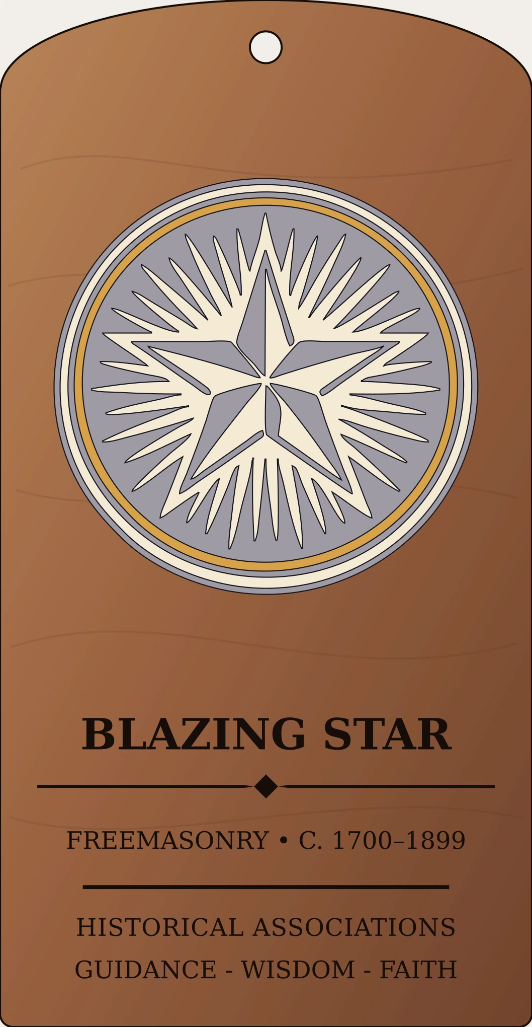 Blazing Star Sanctum Hex Archive Plaque preview