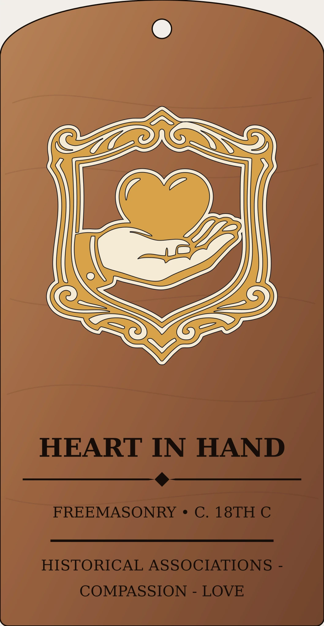 Heart in Hand Sanctum Hex Archive Plaque preview