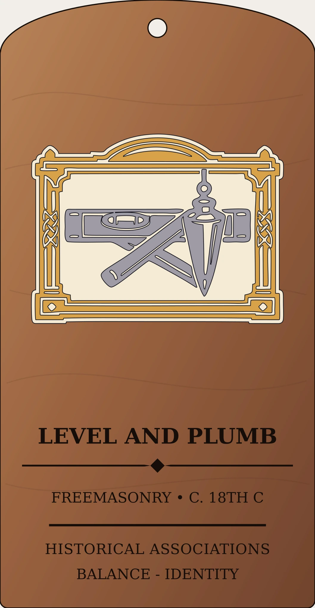 Level and Plumb Sanctum Hex Archive Plaque preview