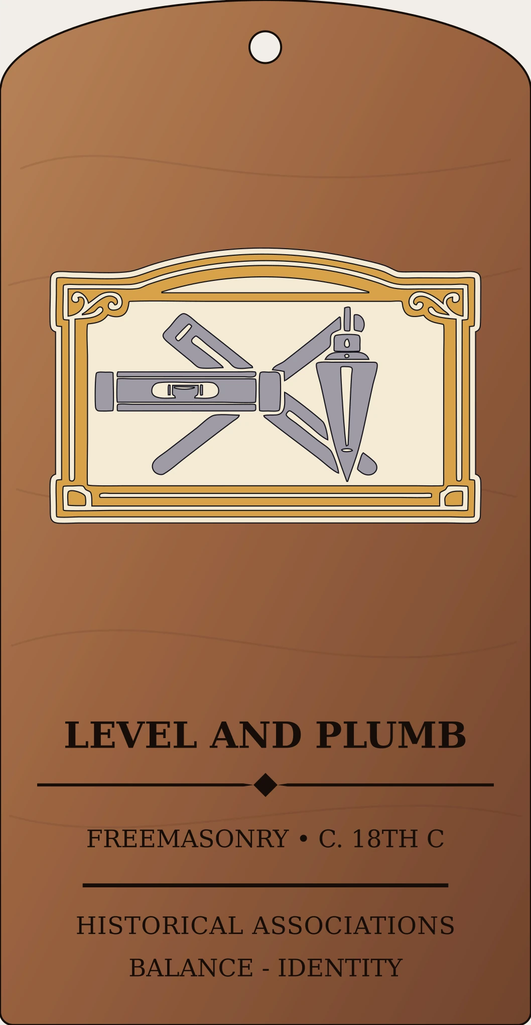 Level and Plumb Sanctum Hex Archive Plaque preview