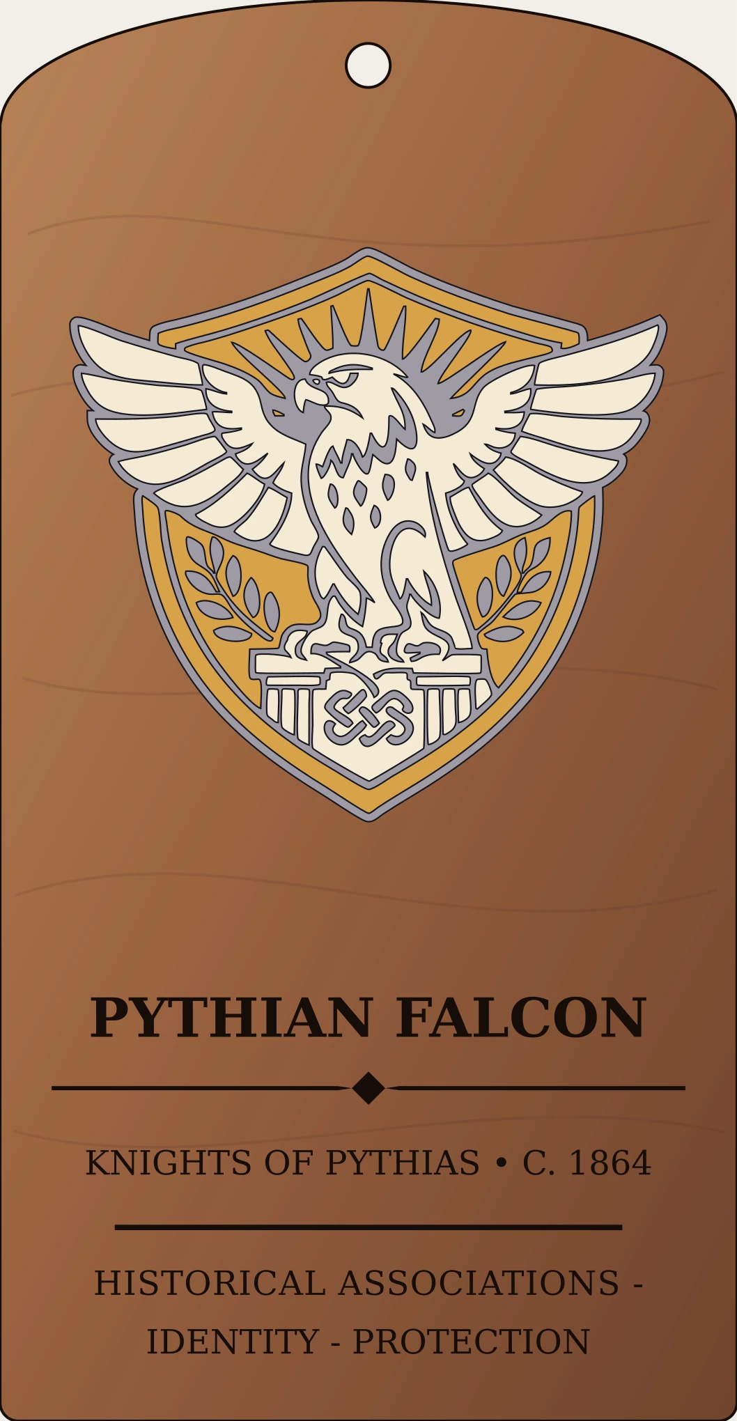 Pythian Falcon Sanctum Hex Archive Plaque preview
