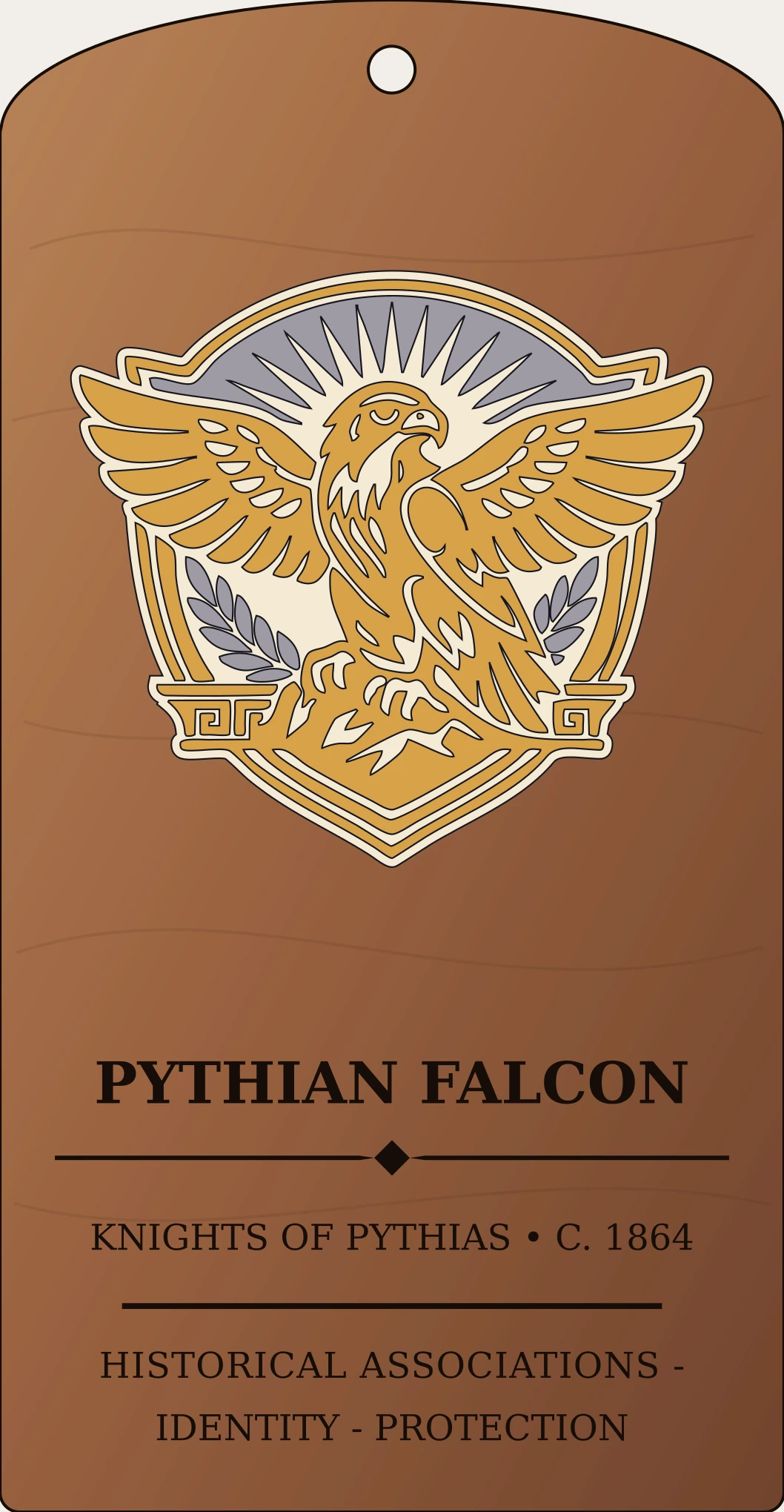 Pythian Falcon Sanctum Hex Archive Plaque preview