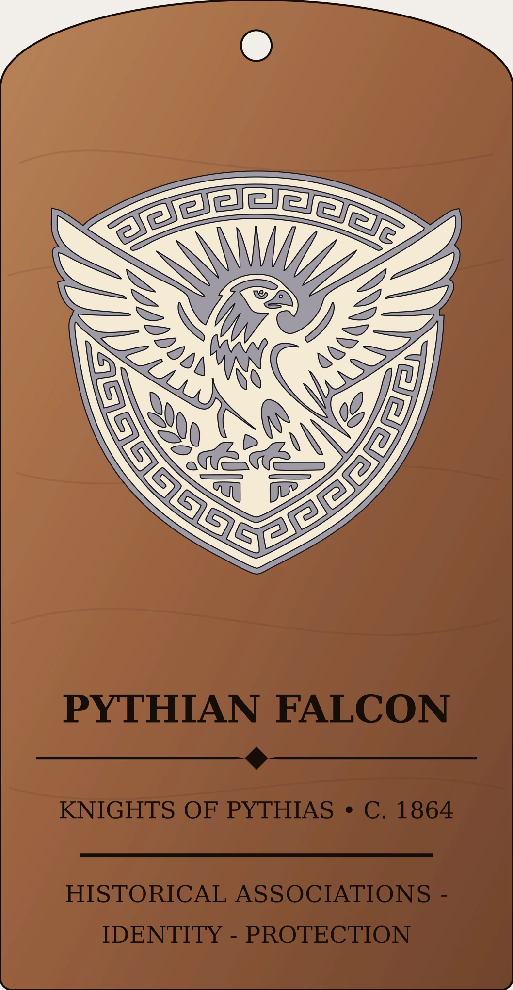 Pythian Falcon Sanctum Hex Archive Plaque preview