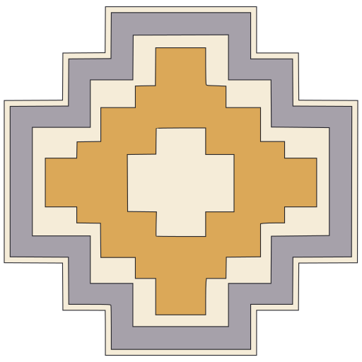 Andean Stepped Cross Motif preview