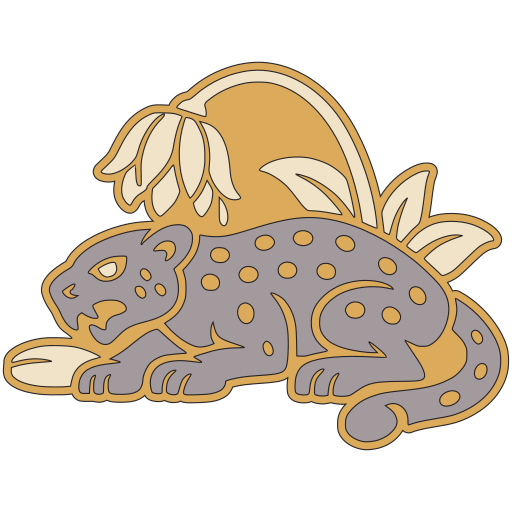 Maya Water-Lily Jaguar Motif preview