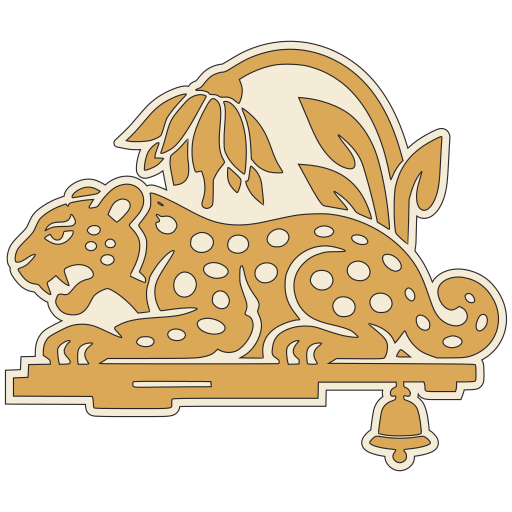 Maya Water-Lily Jaguar Motif V2 preview