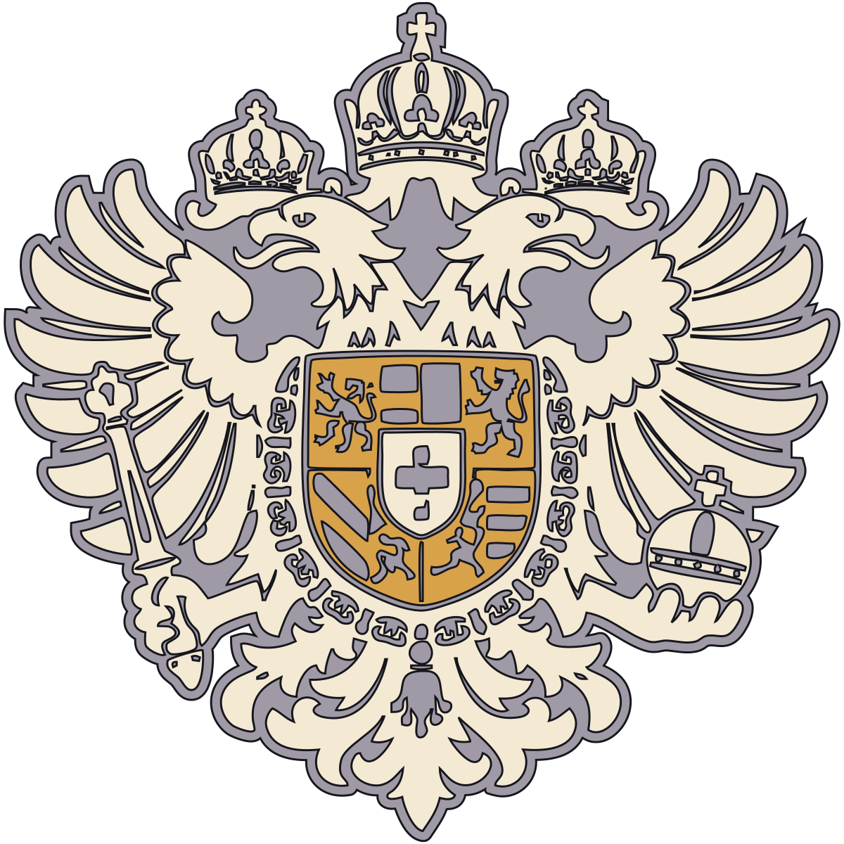 Austro-Hungarian Double-Headed Eagle Military Device — 1867–1918 V2 preview