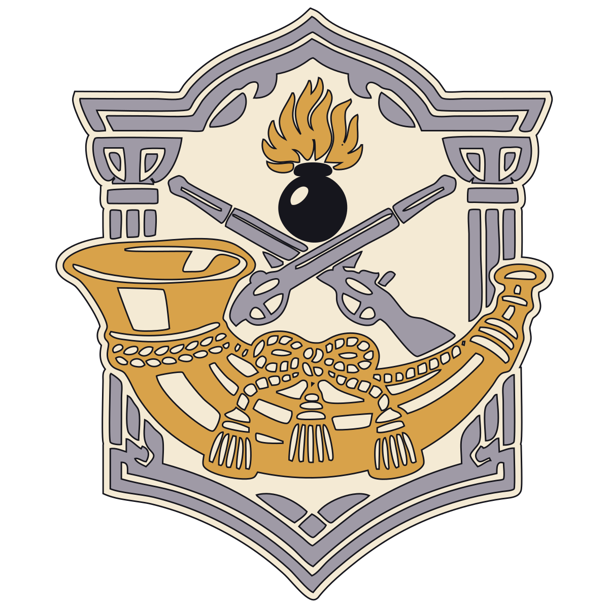 Bersaglieri Horn Badge — Royal Italian Army, 19th Century–1918 preview