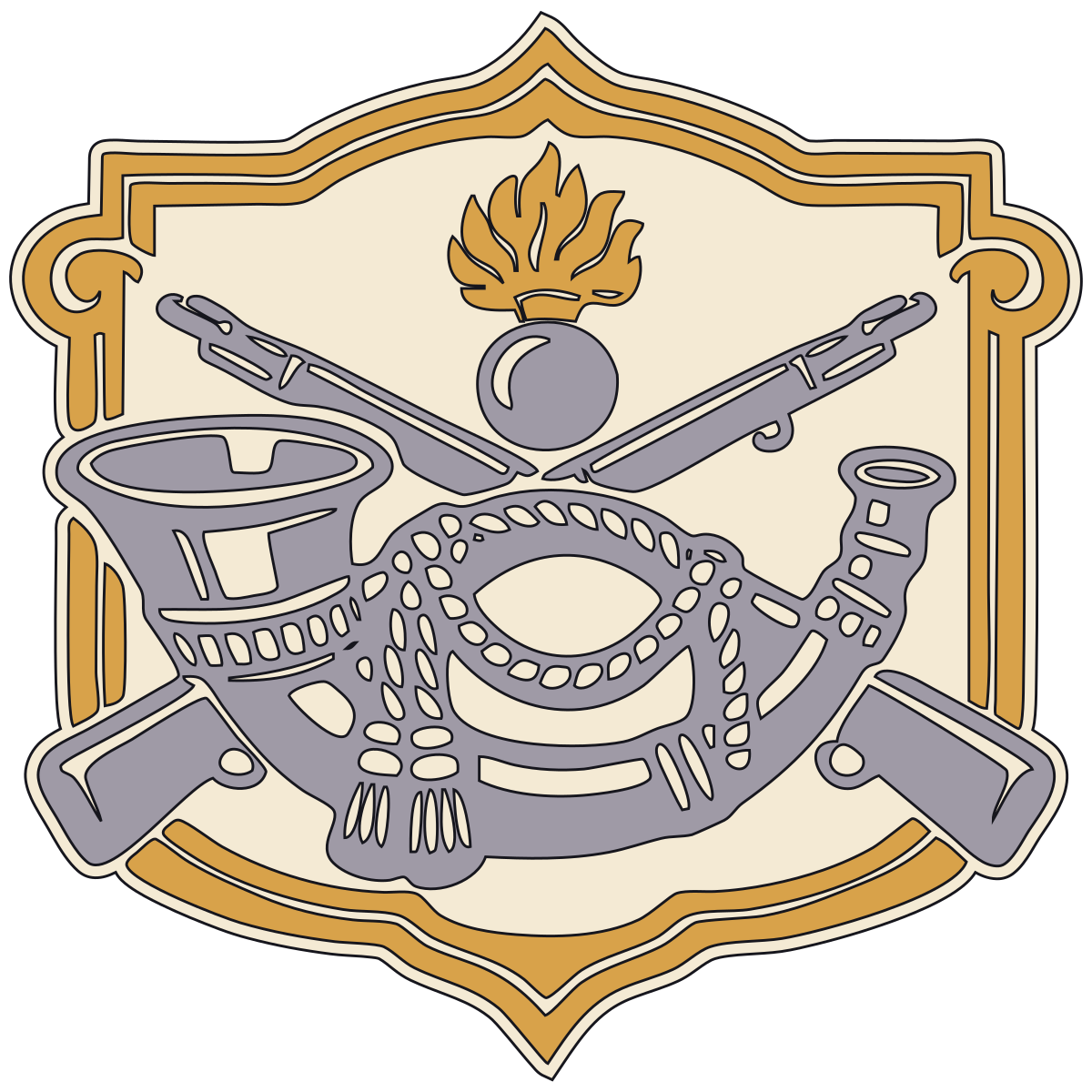 Bersaglieri Horn Badge — Royal Italian Army, 19th Century–1918 preview
