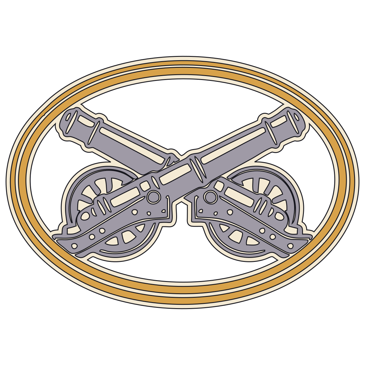 Crossed Cannon Artillery Insignia — United States Army, 1830s–1918 preview