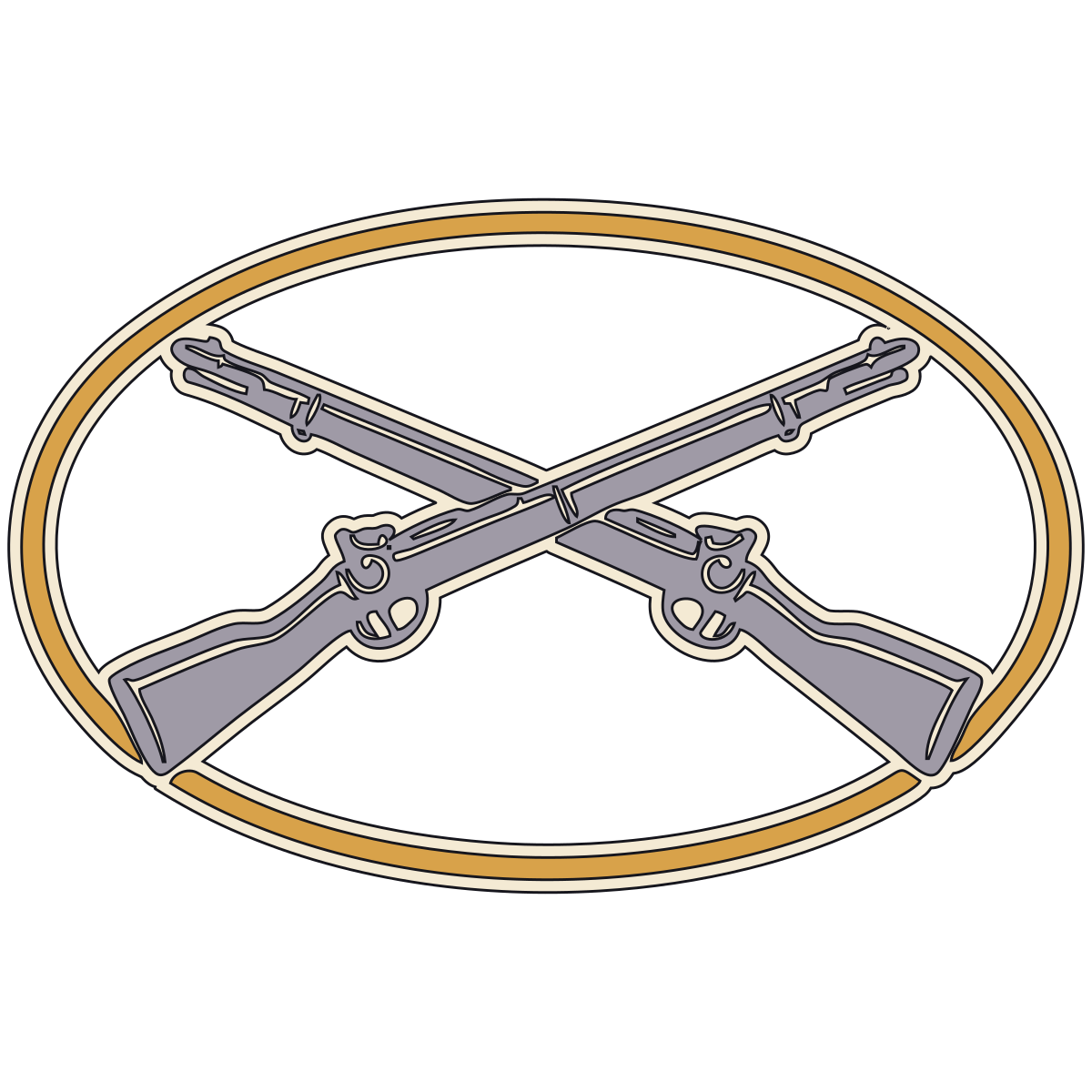 Crossed Rifles Infantry Insignia — United States Army, 1875–1918 preview