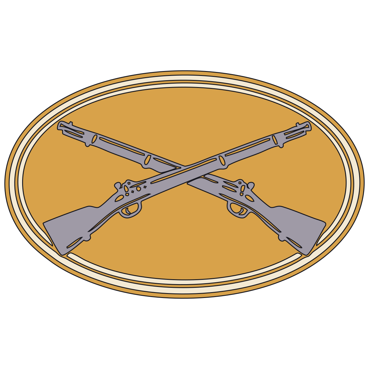 Crossed Rifles Infantry Insignia — United States Army, 1875–1918 preview