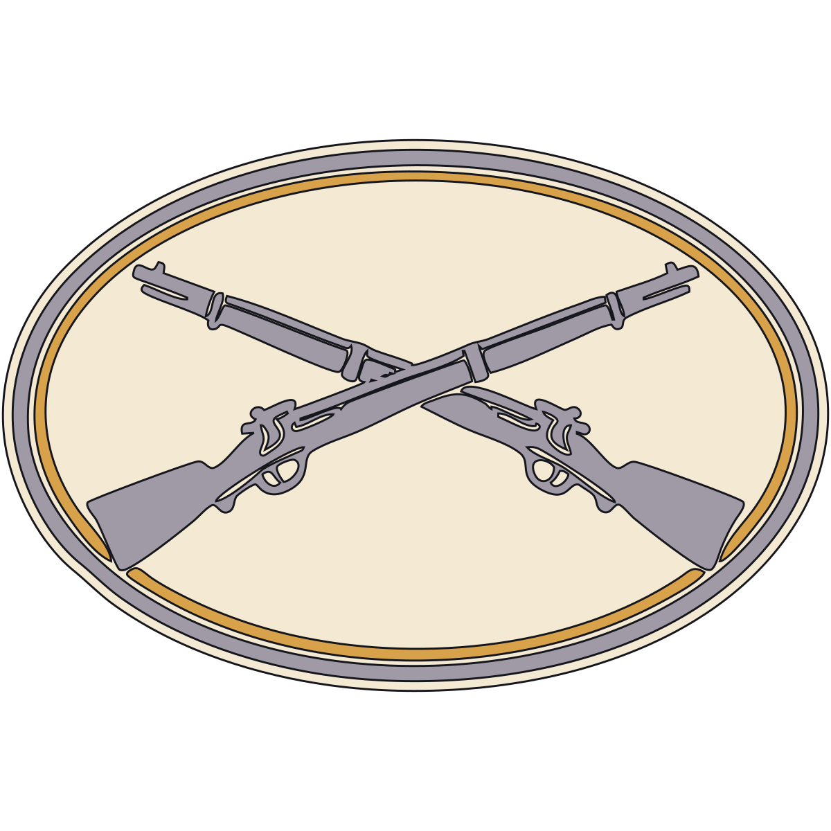 Crossed Rifles Infantry Insignia — United States Army, 1875–1918 preview