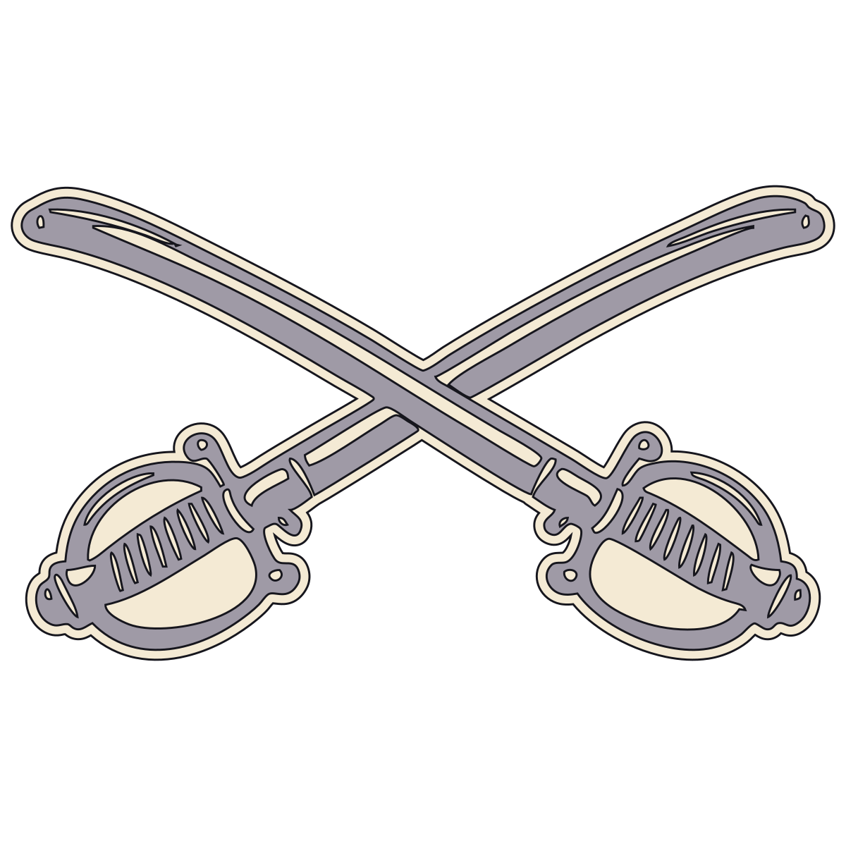Crossed Sabres Cavalry Insignia — United States Army, 1851–1918 preview