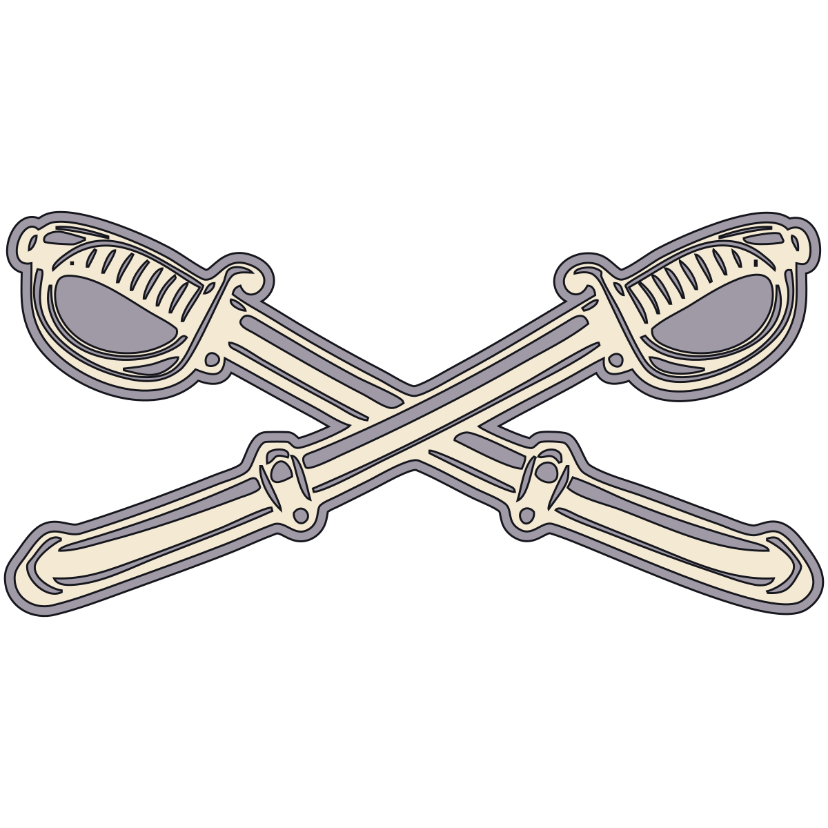Crossed Sabres Cavalry Insignia — United States Army, 1851–1918 preview