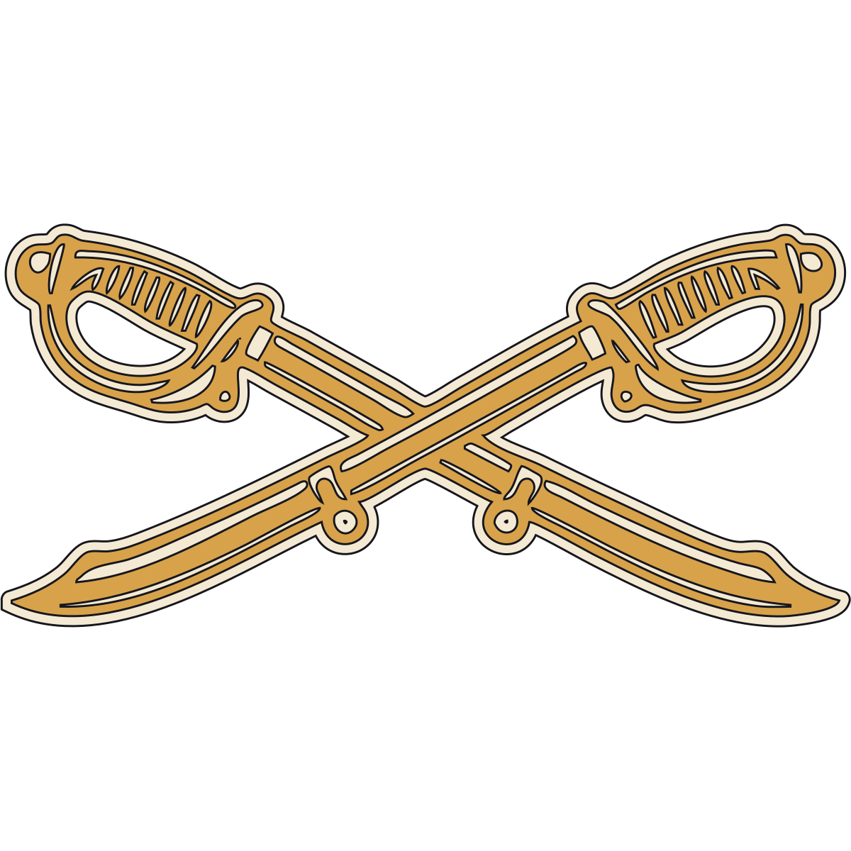 Crossed Sabres Cavalry Insignia — United States Army, 1851–1918 preview