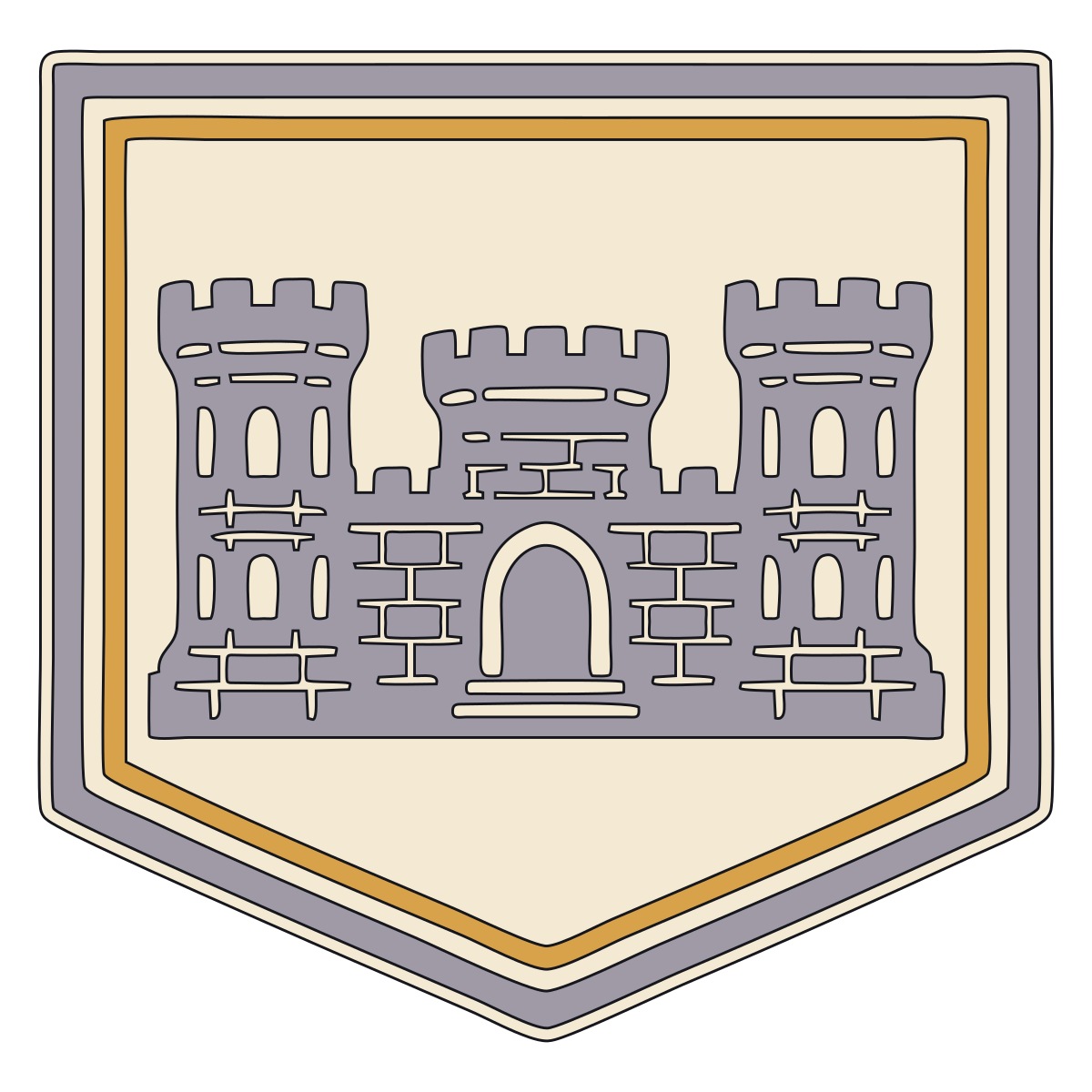 Engineer Castle Insignia — United States Army Corps of Engineers, c. 1840–1918 preview