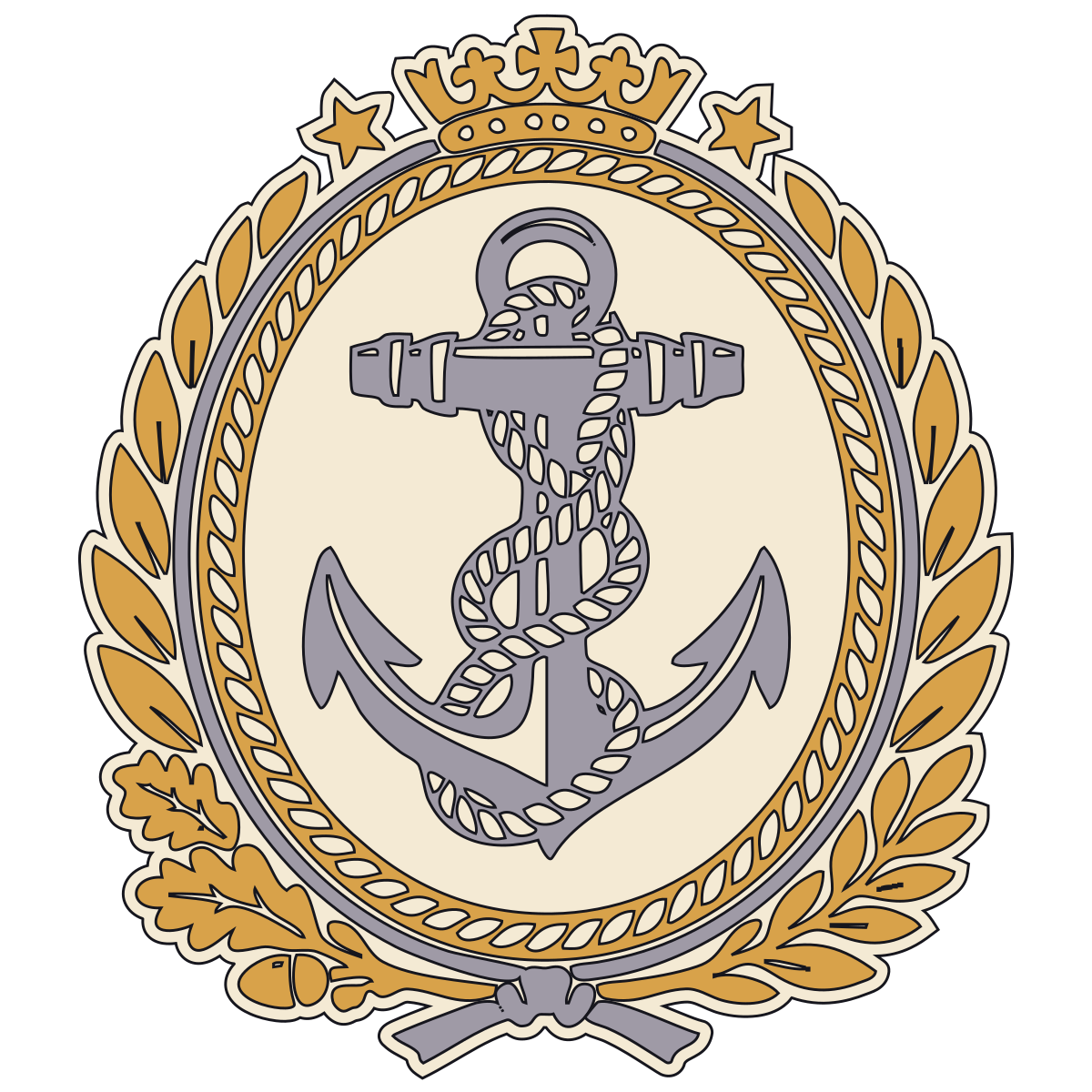Fouled Anchor Badge — British Royal Navy, 18th–19th Century preview