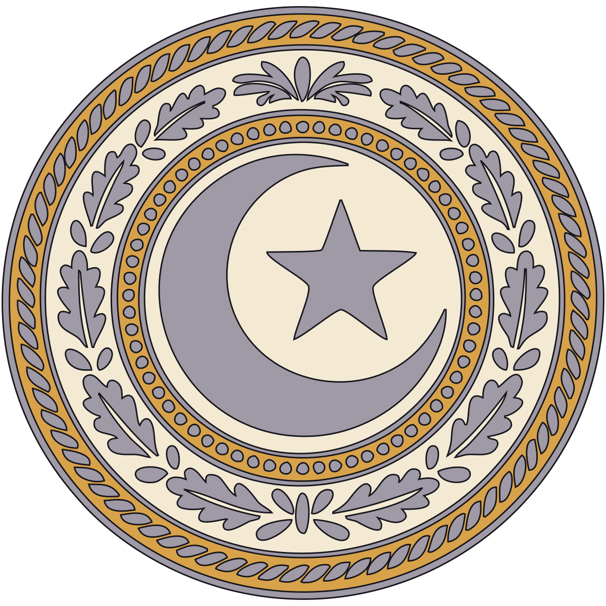 Ottoman Crescent-and-Star Military Cockade Device — 19th Century–1918 preview