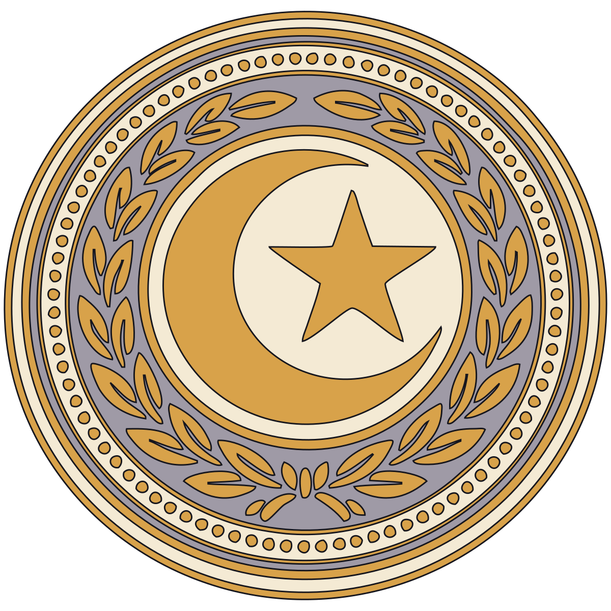 Ottoman Crescent-and-Star Military Cockade Device — 19th Century–1918 V2 preview