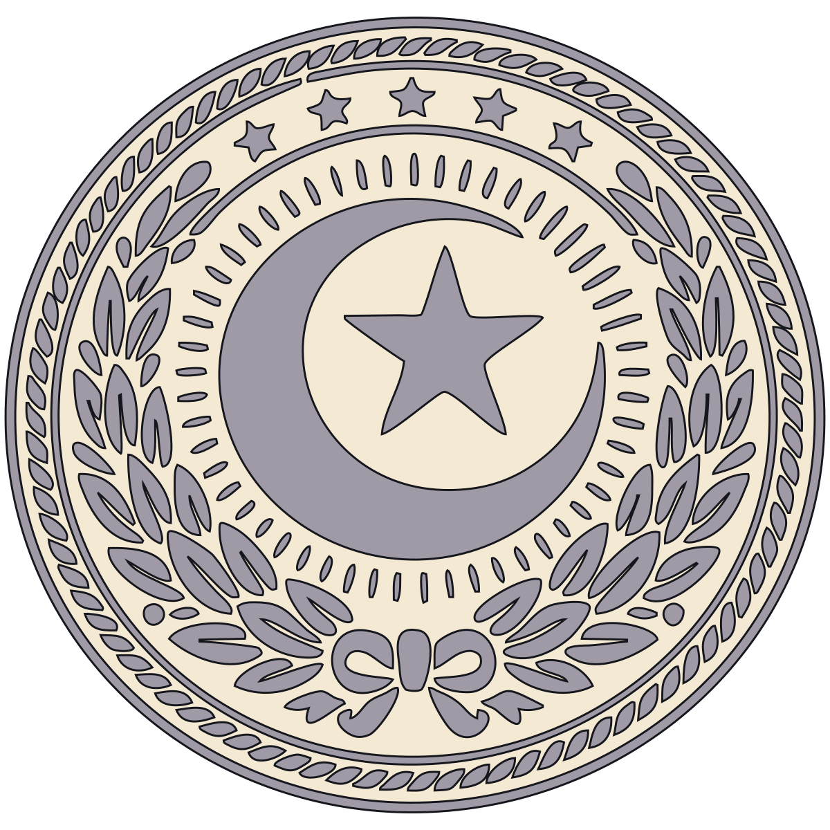 Ottoman Crescent-and-Star Military Cockade Device — 19th Century–1918 preview
