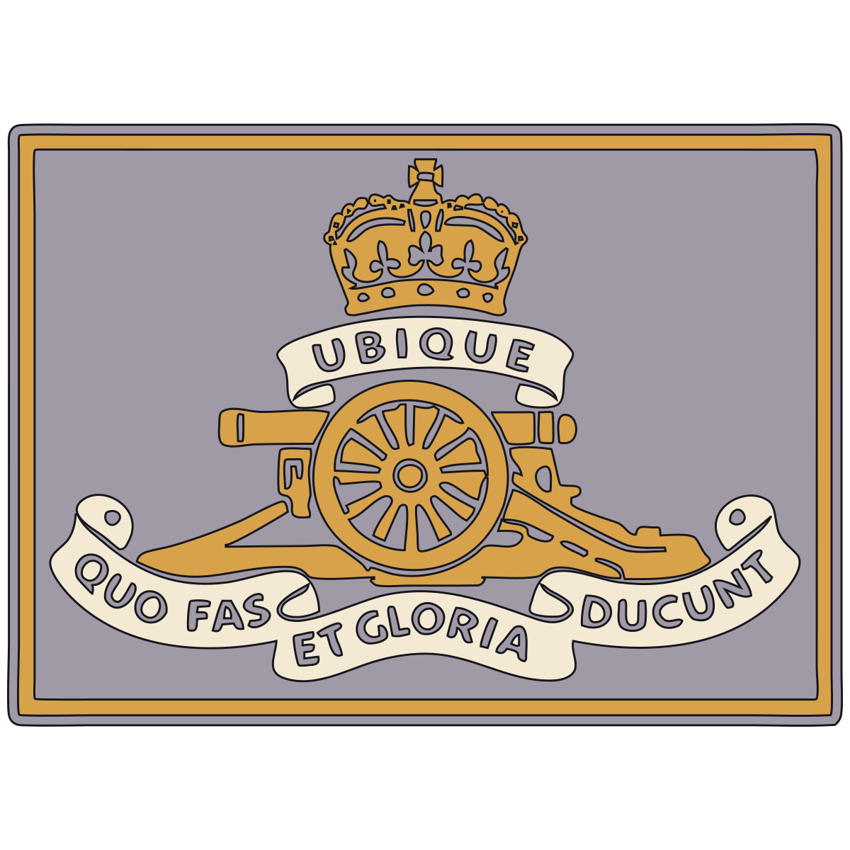 Royal Artillery Gun Badge — British Army, 18th–Early 20th Century preview