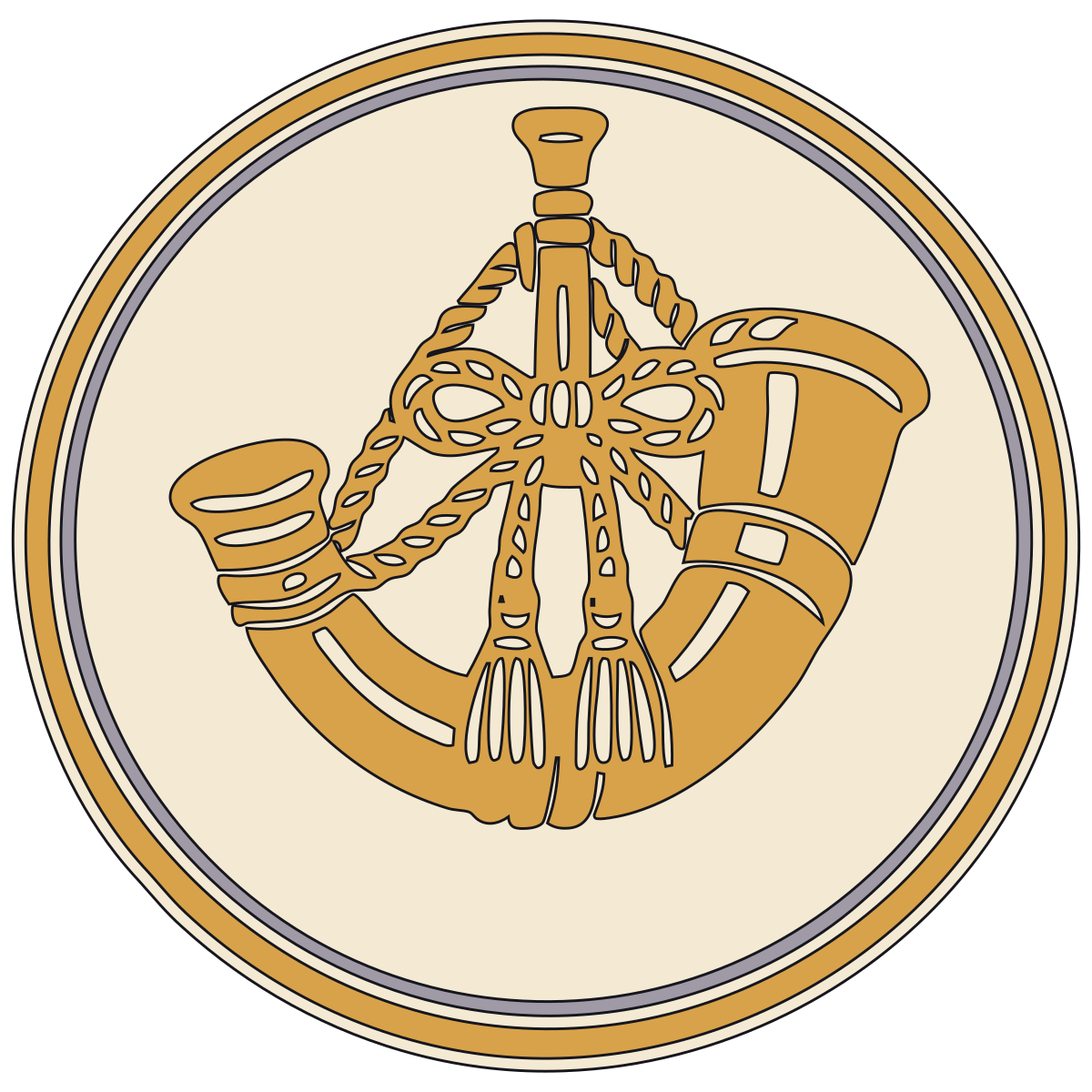 Stringed Bugle-Horn Badge — British Light Infantry and Rifles, c. 1800–1918 preview
