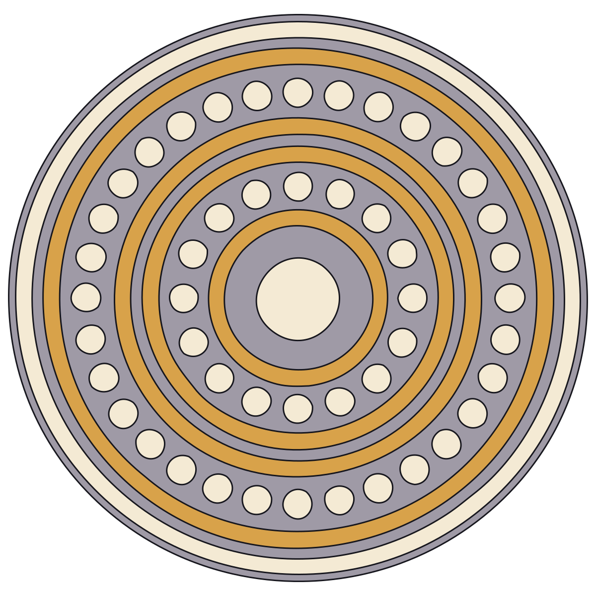 Concentric Circle-and-Dot Motif — Early Medieval Slavic Objects preview