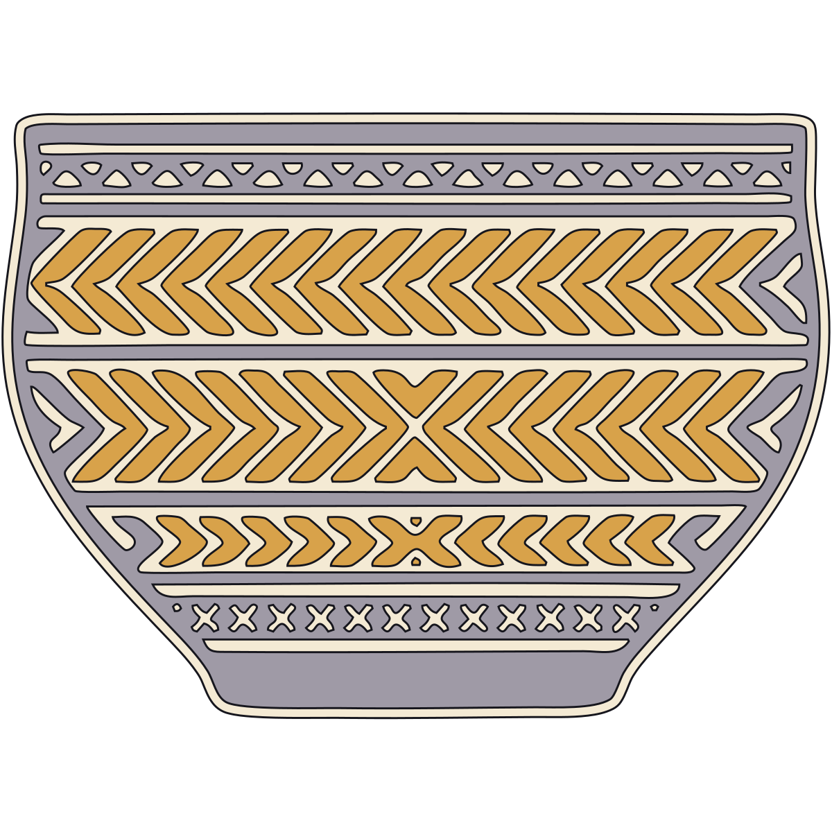 Herringbone Band — Slavic Pottery and Textile Ornament preview