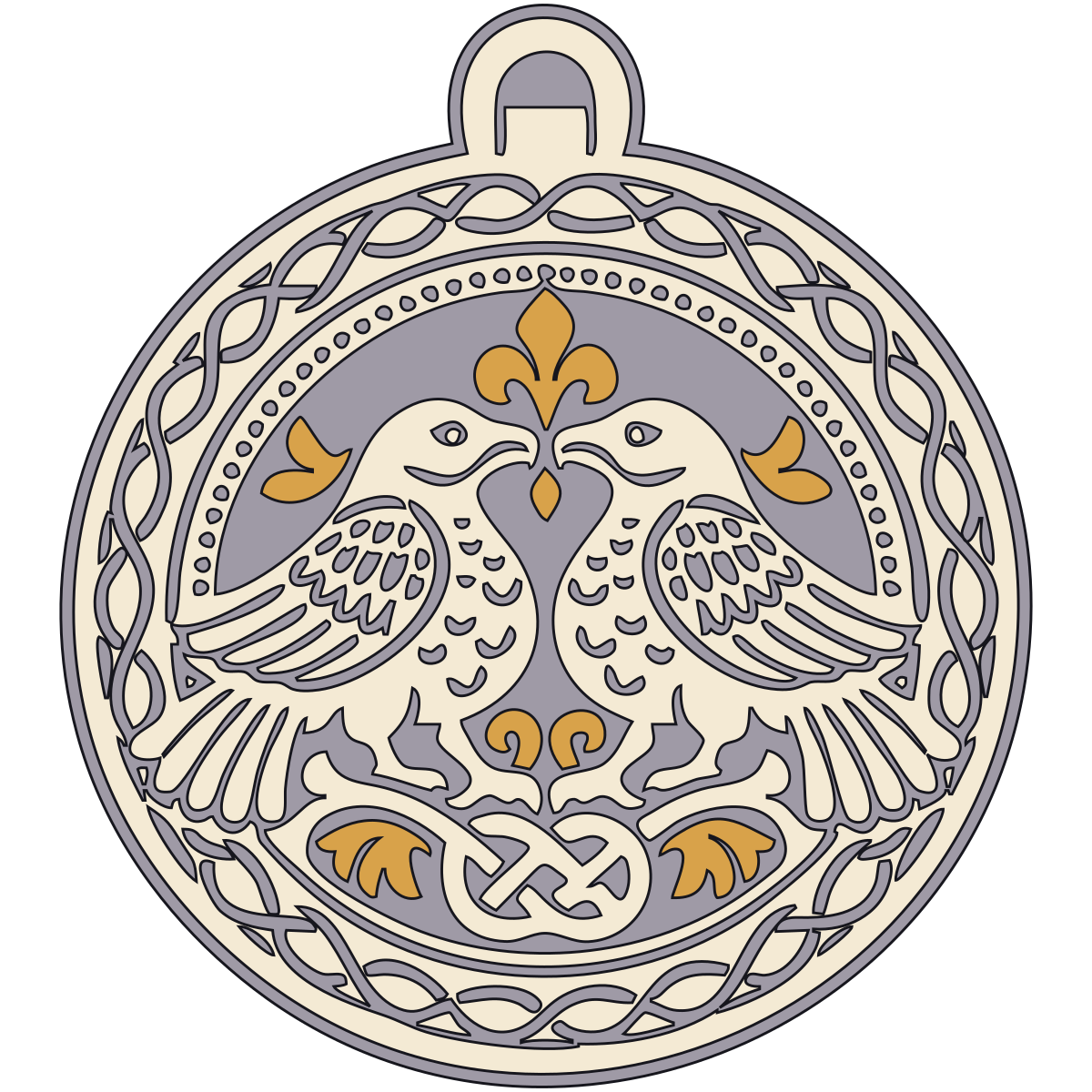 Paired Birds Medallion — Kyivan Rus’ preview