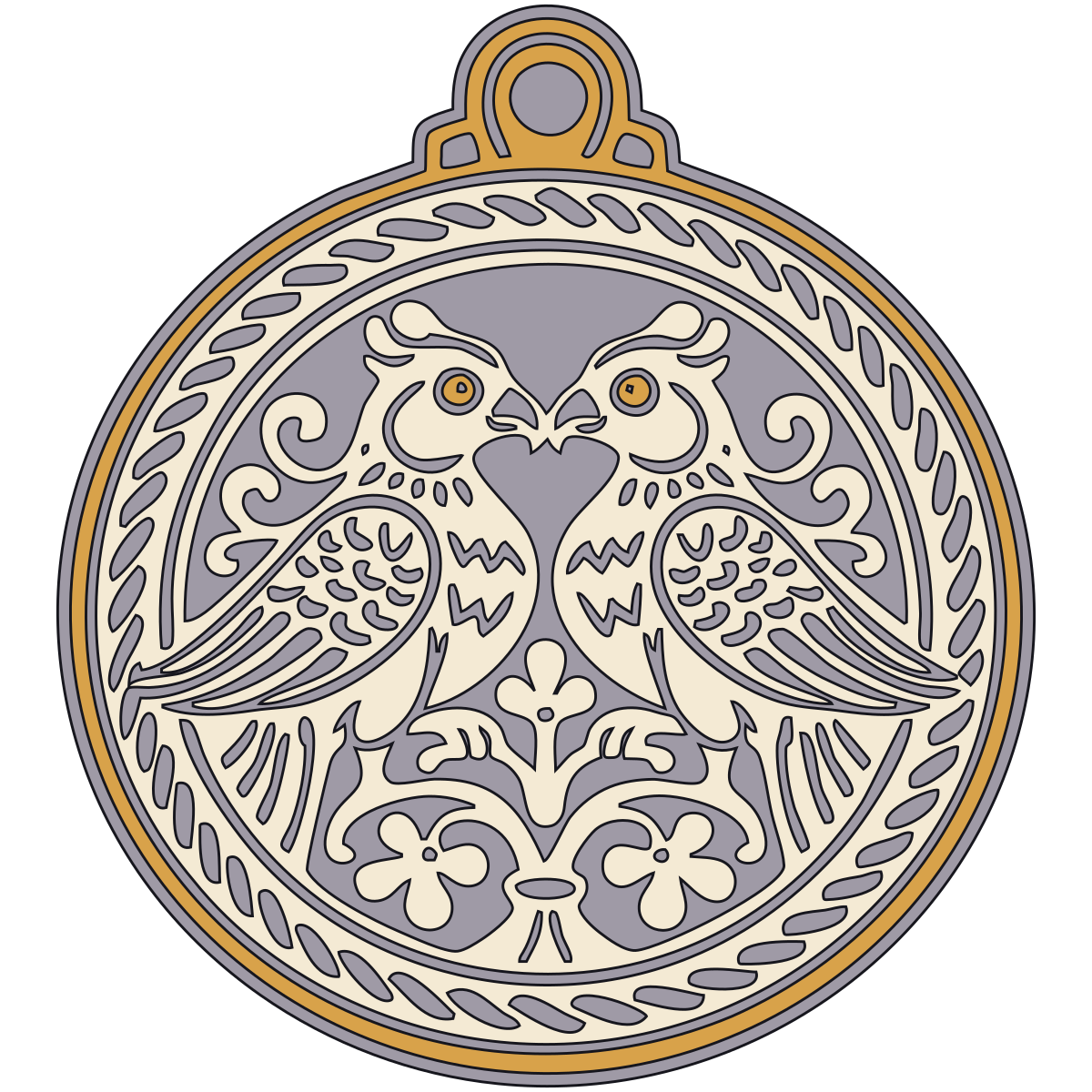 Paired Birds Medallion — Kyivan Rus’ preview