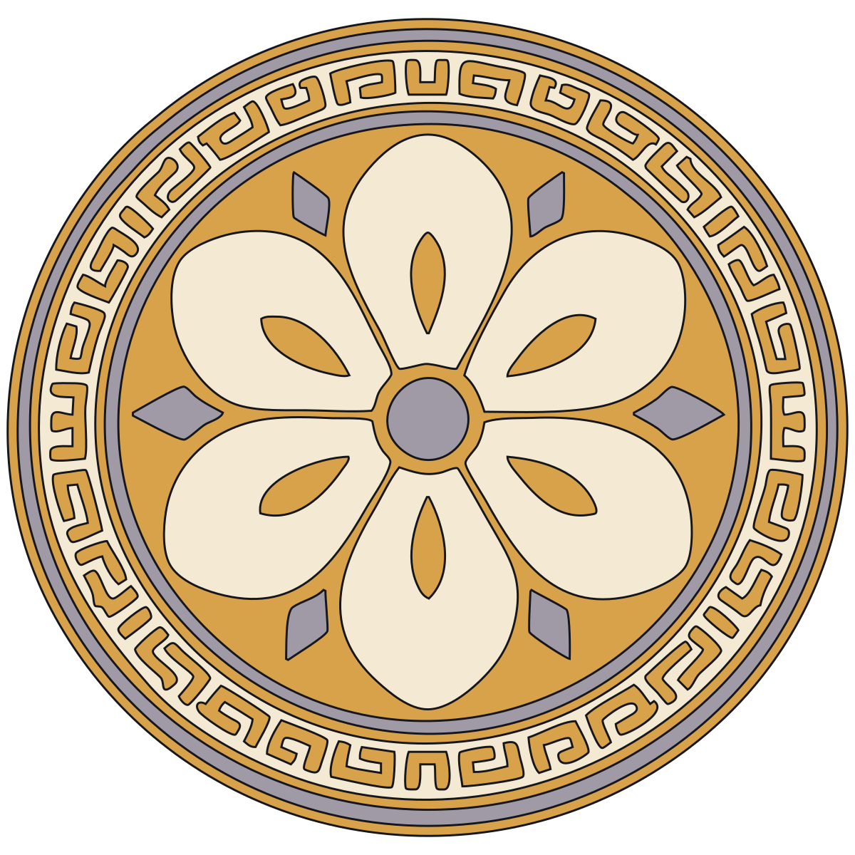Six-Petal Rosette — Slavic Folk Woodcarving and Architecture preview