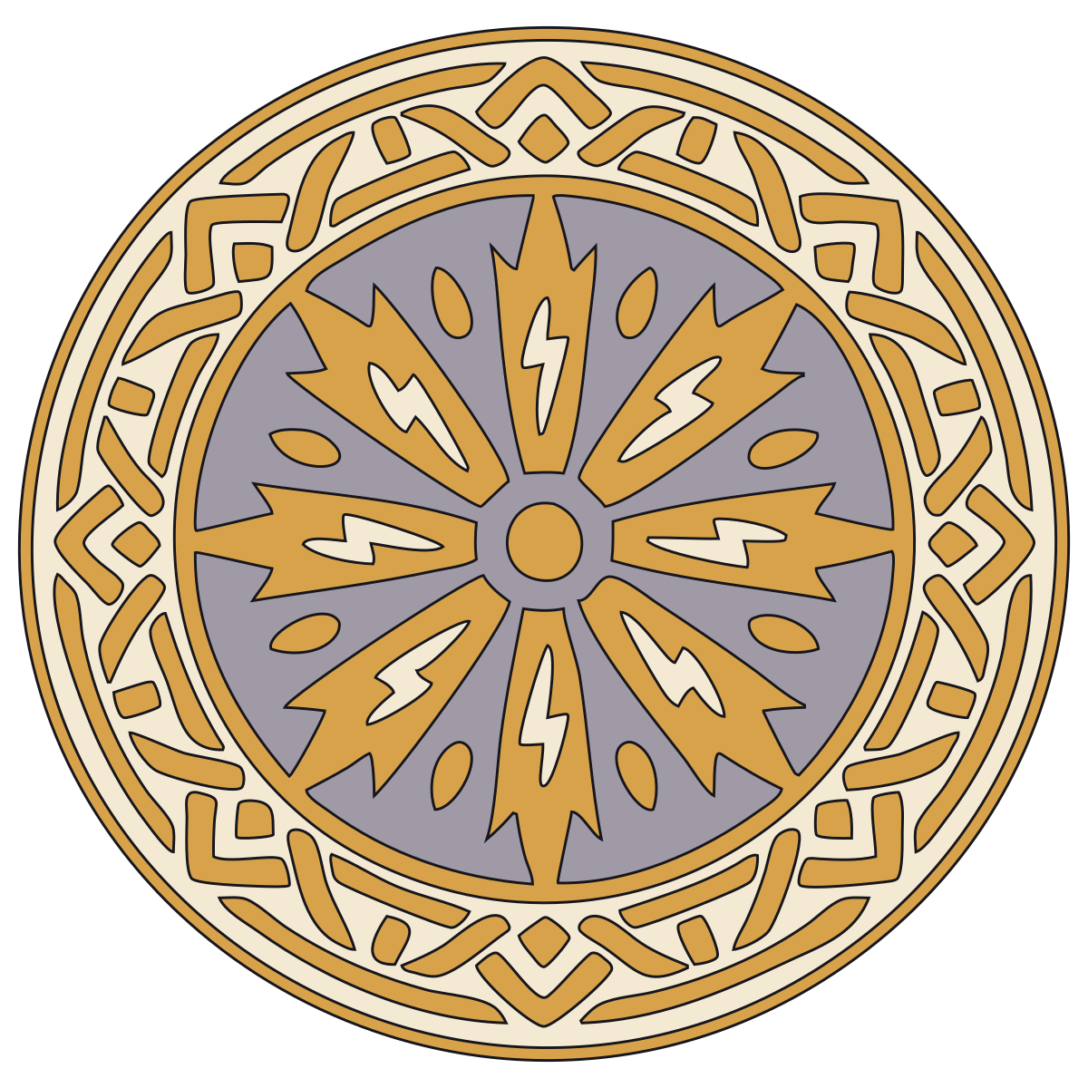 Thunder Mark / Gromoviti Znak — South Slavic Vernacular Carving preview