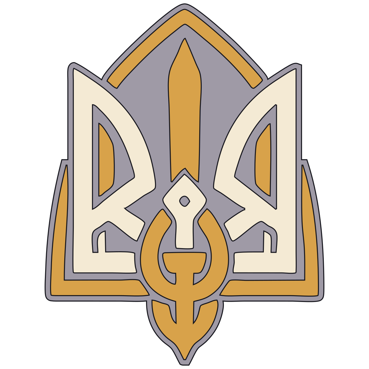 Trident/Bident Princely Sign — Rurikid Rus’ preview