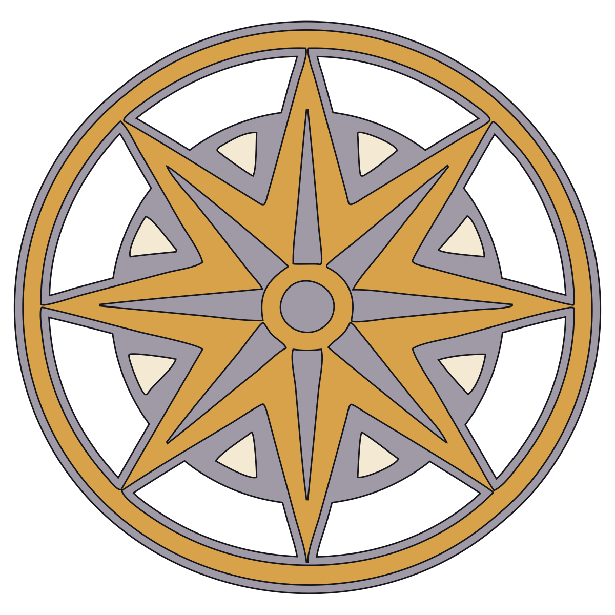 Eight-Pointed Star — Documented Sumerian/Akkadian Motif, Early Dynastic–Old Babylonian preview