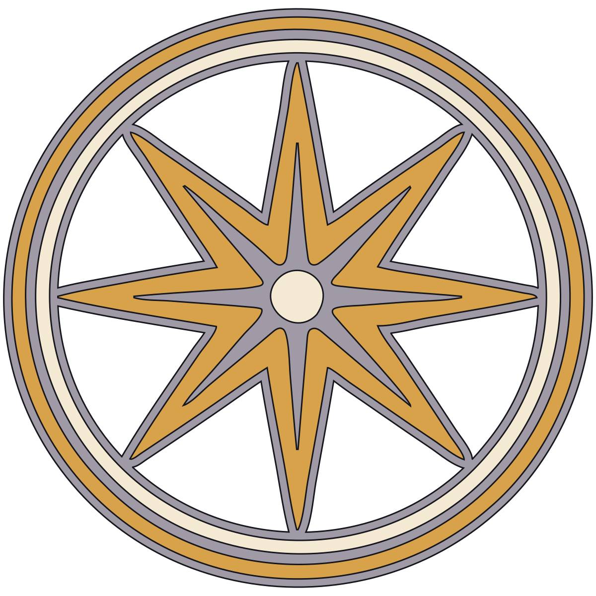 Eight-Pointed Star — Documented Sumerian/Akkadian Motif, Early Dynastic–Old Babylonian preview