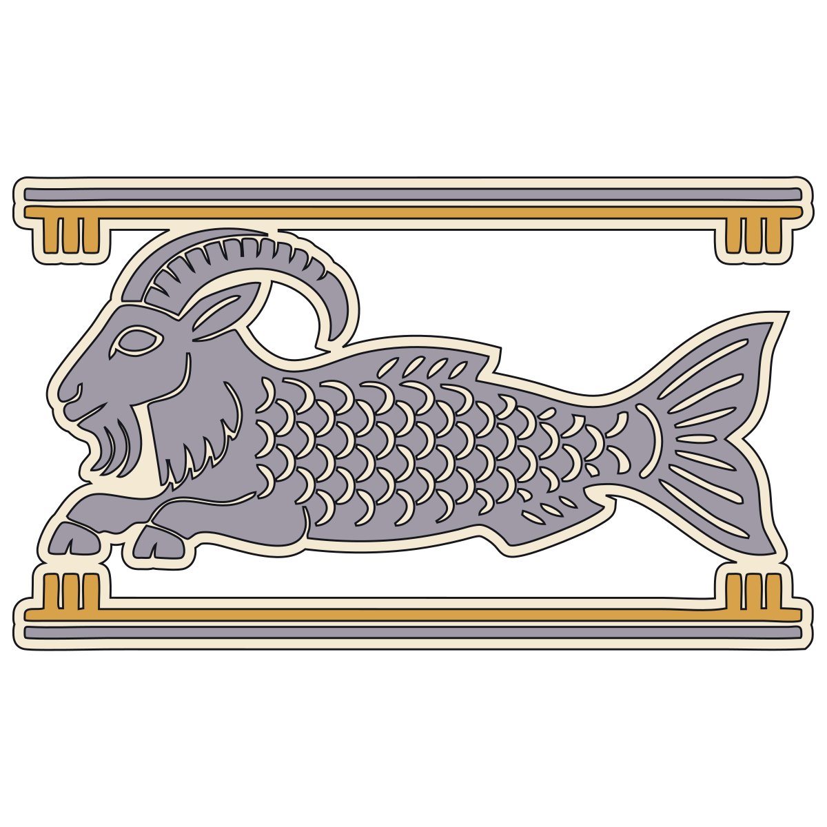 Goat-Fish — Documented Sumerian/Akkadian Motif, Ur III–Old Babylonian preview