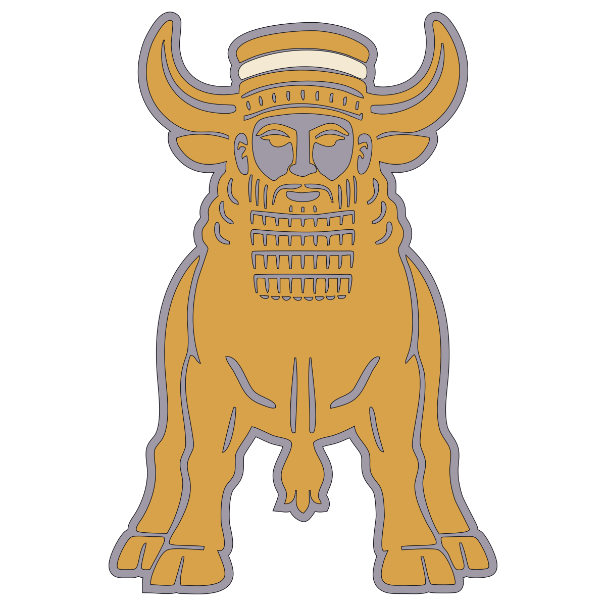 Human-Headed Bull (alim) — Documented Sumerian/Akkadian Motif, Early Dynastic–Akkadian V3 preview