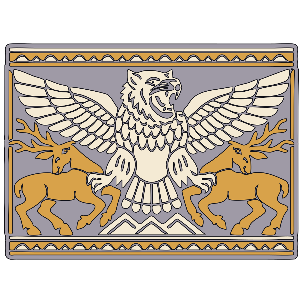 Imdugud (lion-headed eagle) — Documented Sumerian Motif, Early Dynastic preview