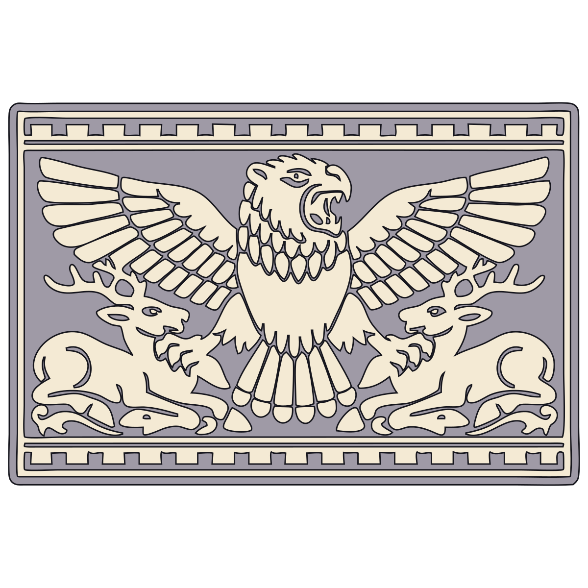 Imdugud (lion-headed eagle) — Documented Sumerian Motif, Early Dynastic preview