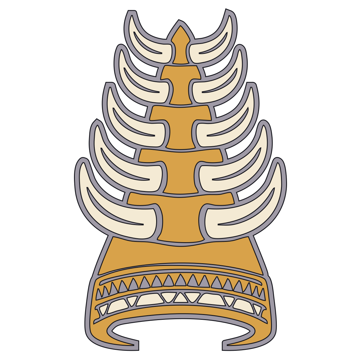 Multiple-Horned Crown / horned miter — Documented Sumerian/Akkadian Motif, Early Dynastic–Old Babylonian preview