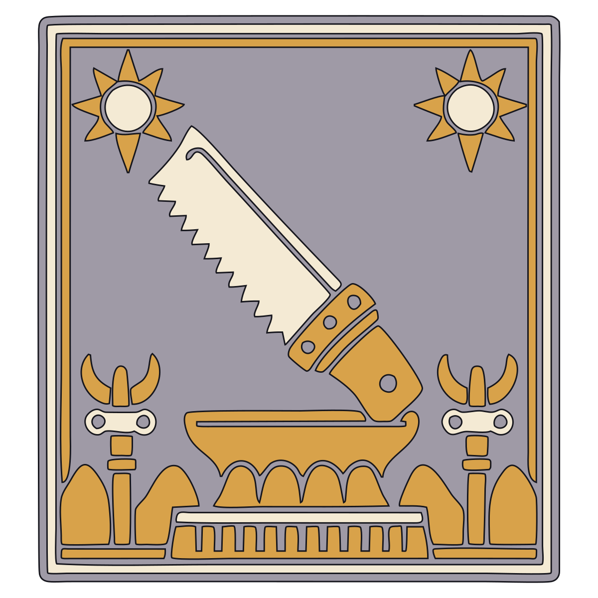 Serrated Saw of Utu/Shamash — Documented Akkadian Motif, Akkadian–Old Babylonian preview