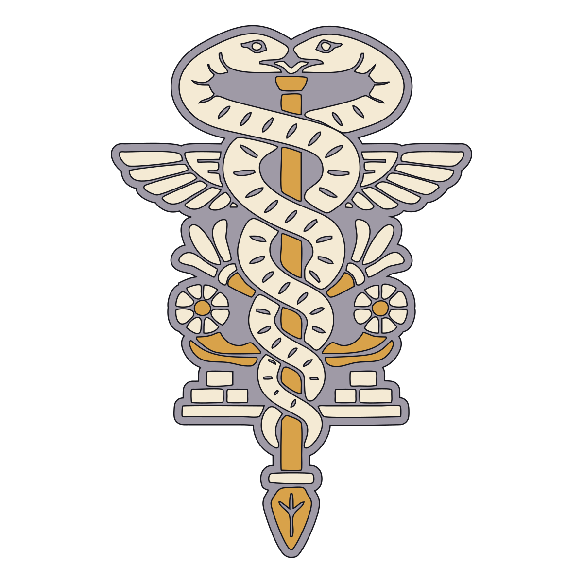 Twin Serpents on Staff (Ningishzida) — Documented Sumerian Motif, Lagash II / Ur III preview