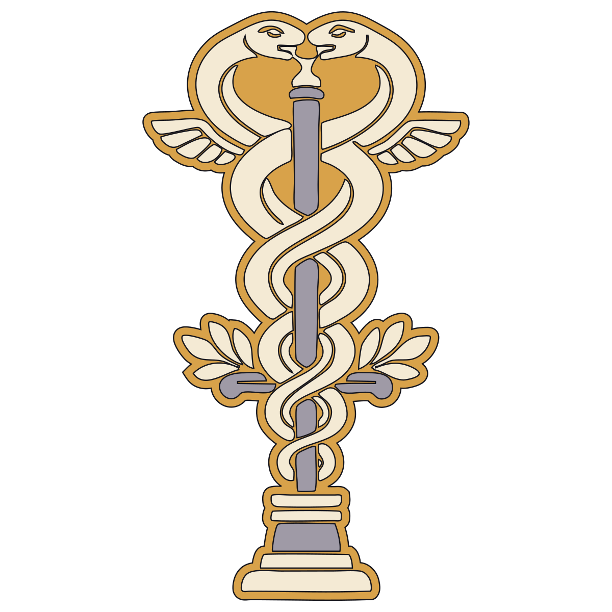 Twin Serpents on Staff (Ningishzida) — Documented Sumerian Motif, Lagash II / Ur III preview