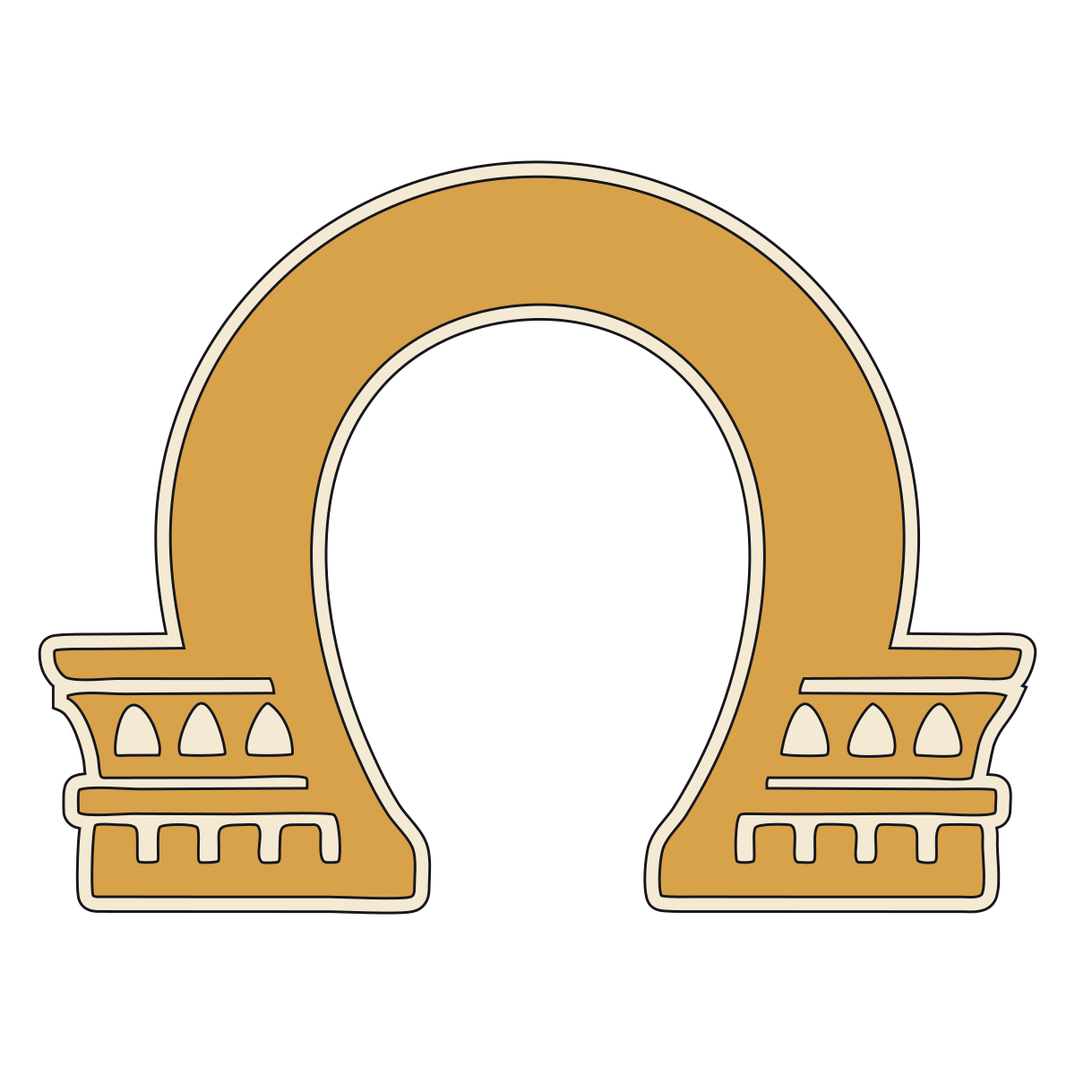 Untitled Omega device — Documented Sumerian/Akkadian Motif, Early Dynastic–Old Babylonian preview