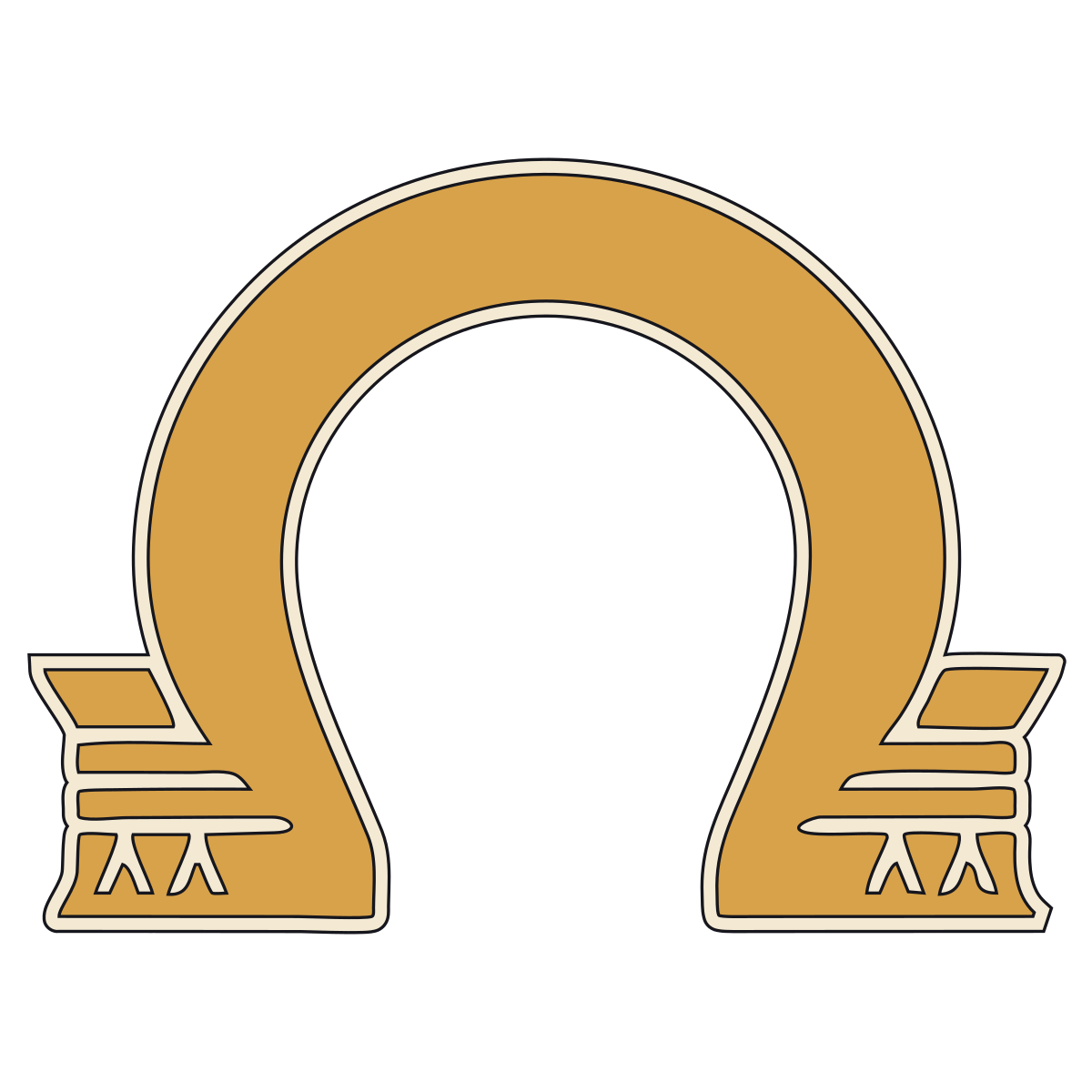 Untitled Omega device — Documented Sumerian/Akkadian Motif, Early Dynastic–Old Babylonian preview