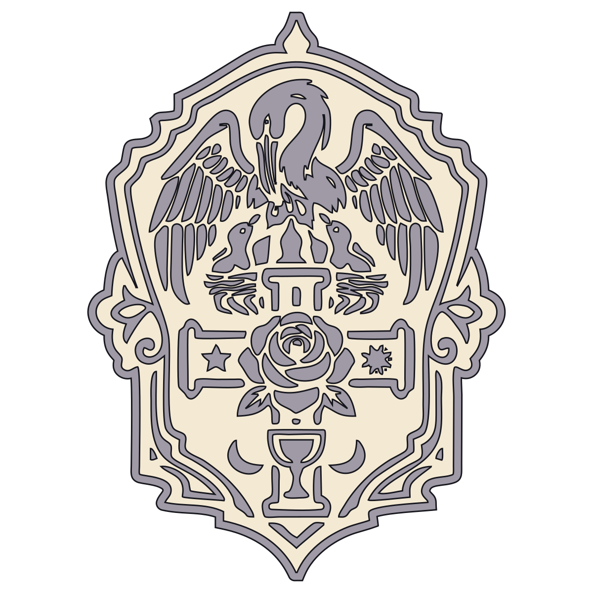 Rosicrucian Pelican and Rose Cross preview
